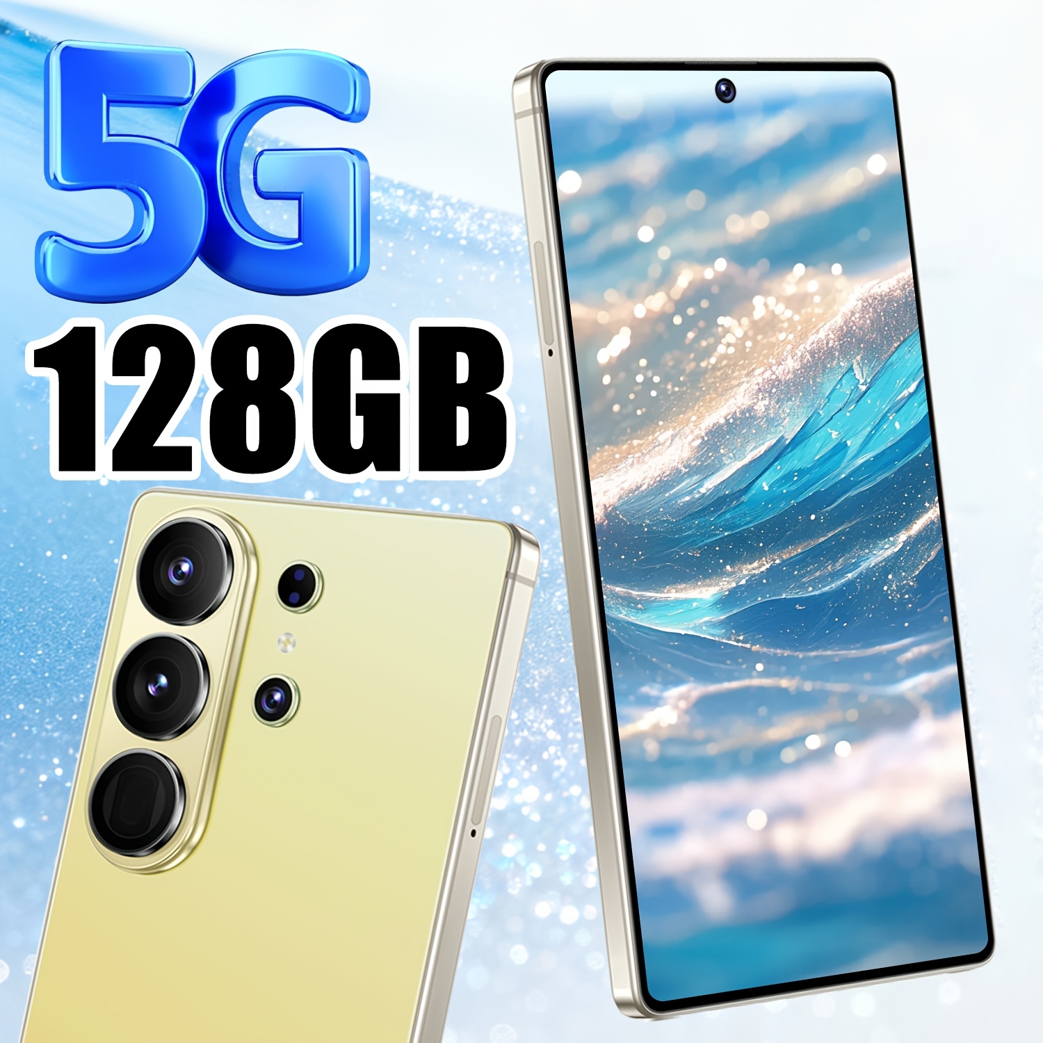 Image of C26 Ultra Unlocked Phone | 6.8-inch Touch Tablet, 128gb Storage, Dual Standby, Front And Rear Hd Cameras, Built-, Ultra-long , Includes Headphones, Phone Case, Screen Protector, Type-c Data Cable