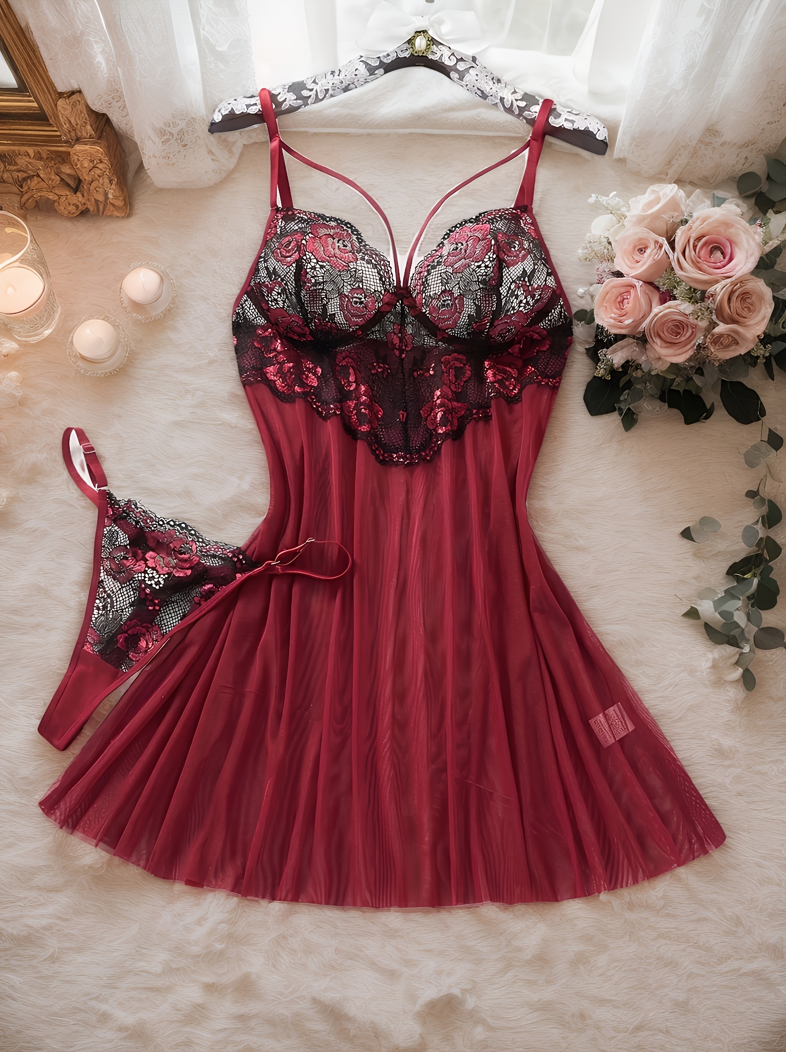 red lace night dress Amazon.com: Nightdresses Romantic Nightgowns Women Autumn Lace Long Night  Dress Vintage Sleepwear Nightie (Color : Red Size : L Code) (Red S Code) :  Clothing, Shoes & Jewelry