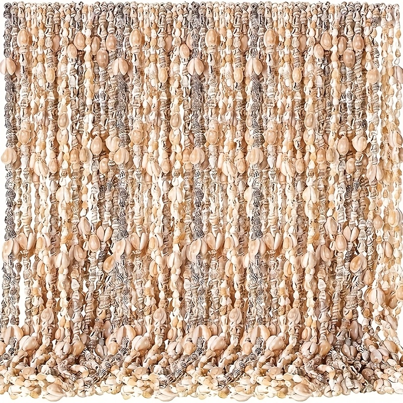 36pcs Shell Luau Leis Bulk Sea Shell Leis Natural White Necklace Summer Jewelry Accessories For Women Men Hawaiian