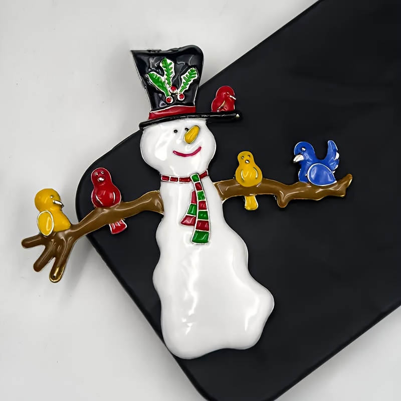 TEMU Broche de Navidad de de Dibujos Animados de Moda y Tendencia con - Regalo de Navidad, Moda Fácil para Combinar, , Navidad