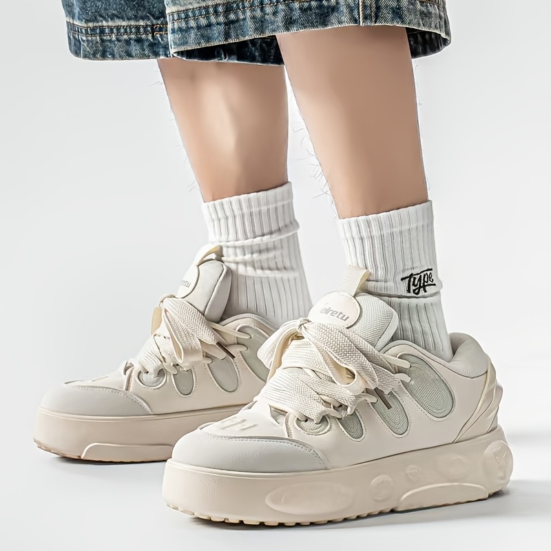 TEMU Sneakers, 2026 Spring Casual Sports Dad Shoes For Men And Women, Breathable Versatile Thick-soled Casual Shoes