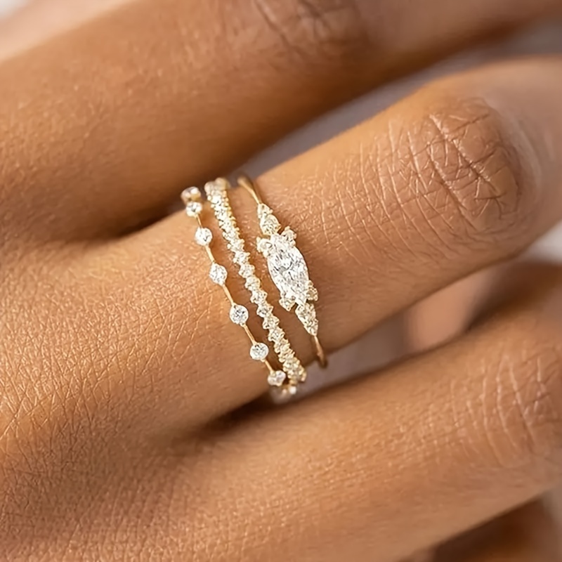 

3pcs Set For Women - Accents, Alloy, For Engagement & , For Or Parties