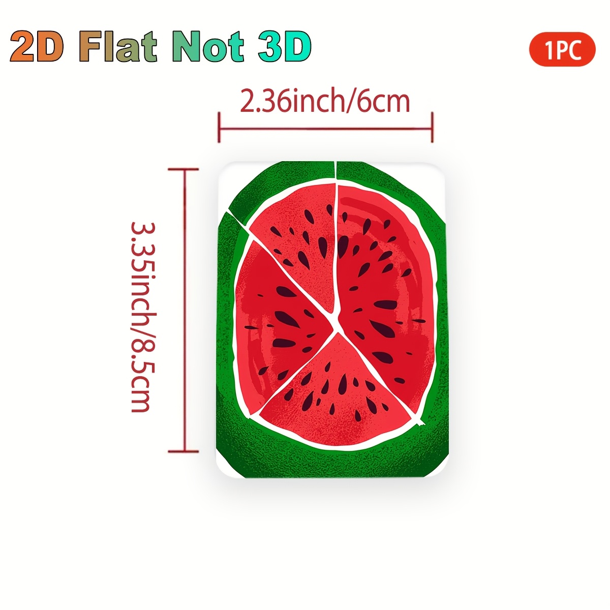 1pc Watermelon   Mirror Suitable for for Outdoor, for &, Portable Double-Sided Square Mirror with Watermelon, Reusable Polished Compact Mirror for Travel,, Parties, Holiday Gifts, 2D Flat