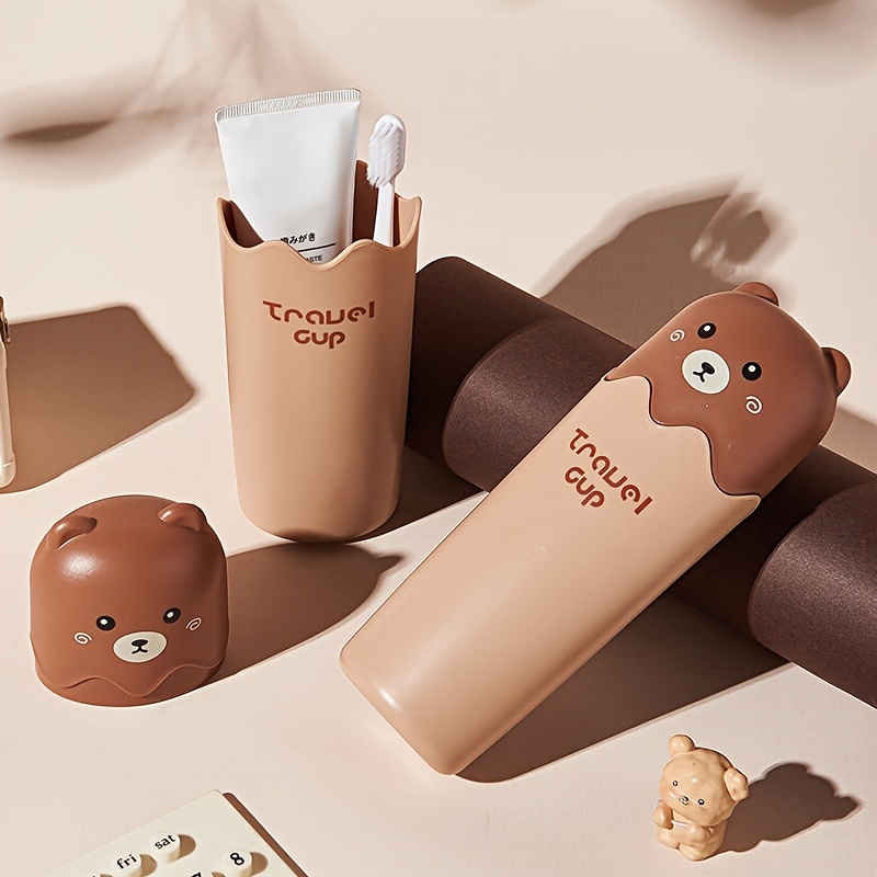 animal travel mouthwash cup cartoon toothbrush cup   portable   toiletry toothpaste and   Product details 2