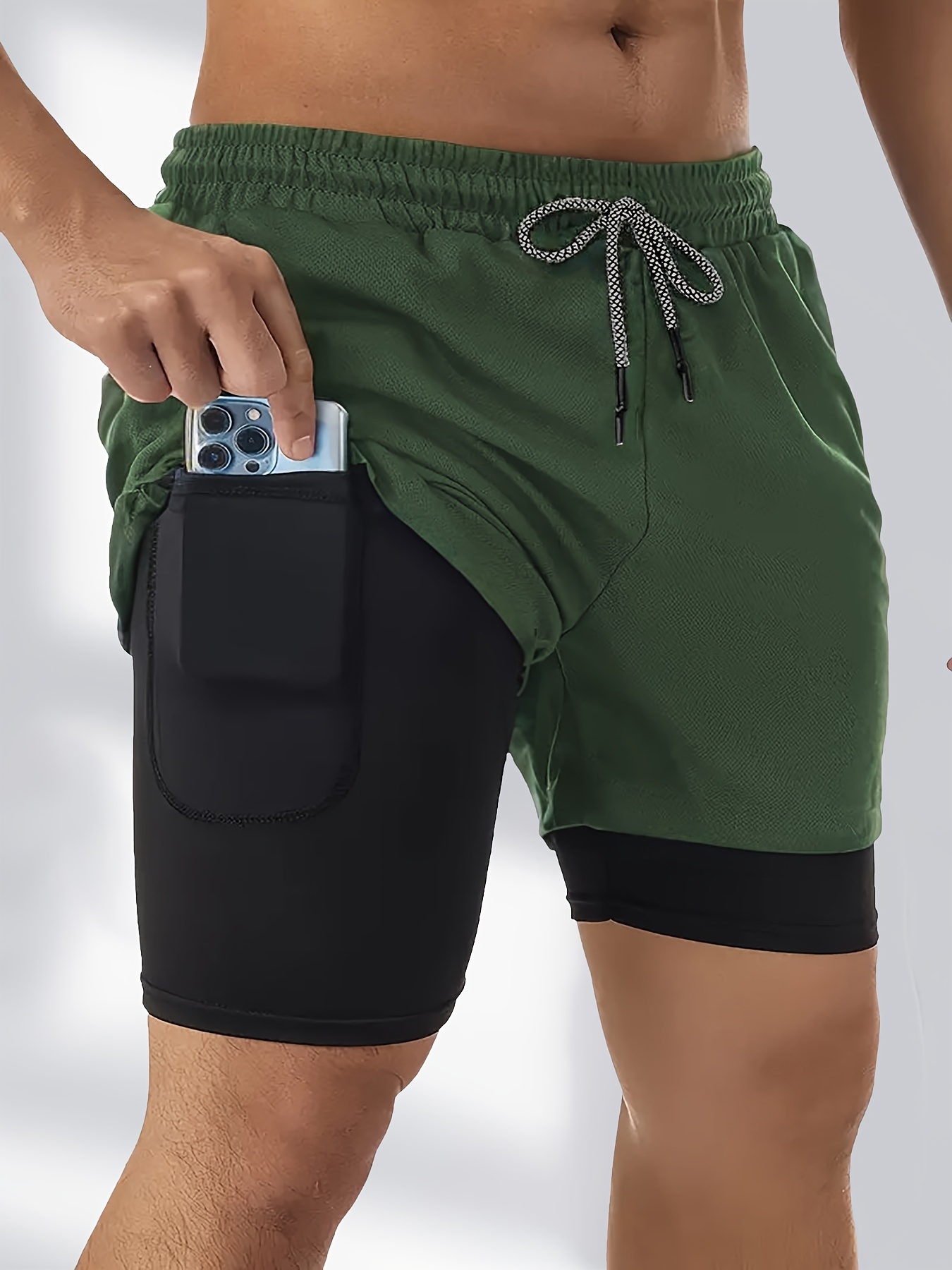 5pcs mens athletic shorts zipper pocket quick dry basketball Temu