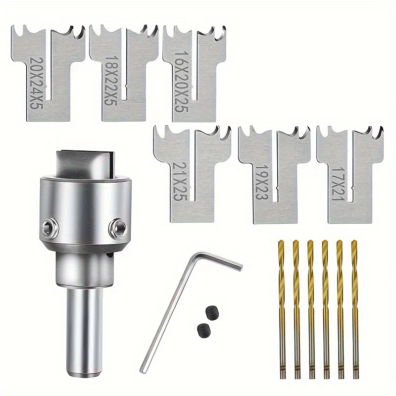 16pcs Wooden Ring Drill Bit Multifunctional Wooden Thick Ring Maker For Making Personalized Wooden Rings And Jewelry