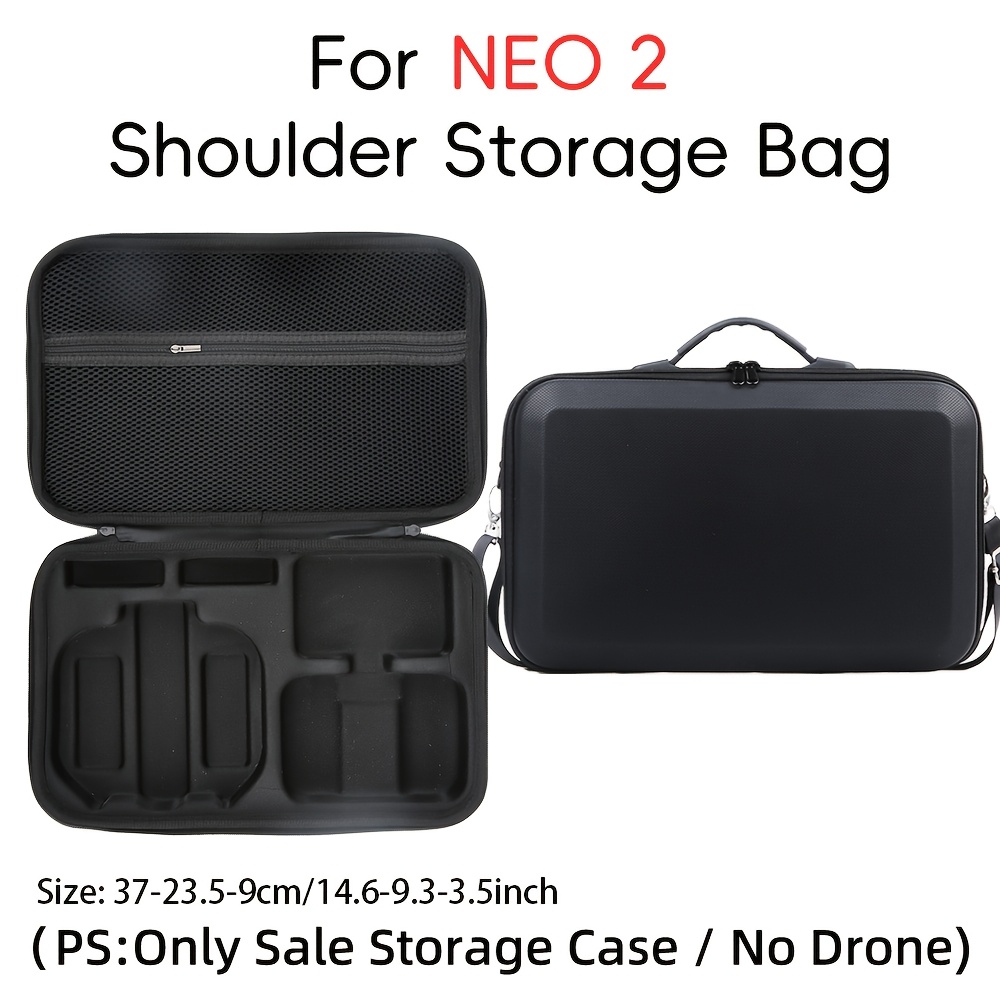 TEMU Shoulder Pu Portable Bag Case For Dji /rc-n3 Protective Shockproof Storage Bag Box Drone Remote And Battery