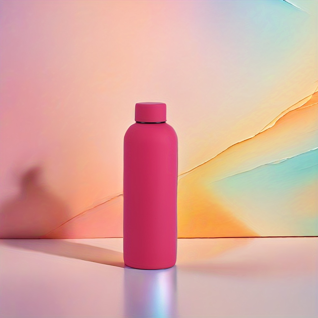 Image of Cross-border High-quality Small-mouth Stainless Steel Insulated Bottle, Portable Water Bottle For Outdoor Travel And Sports, 1pc