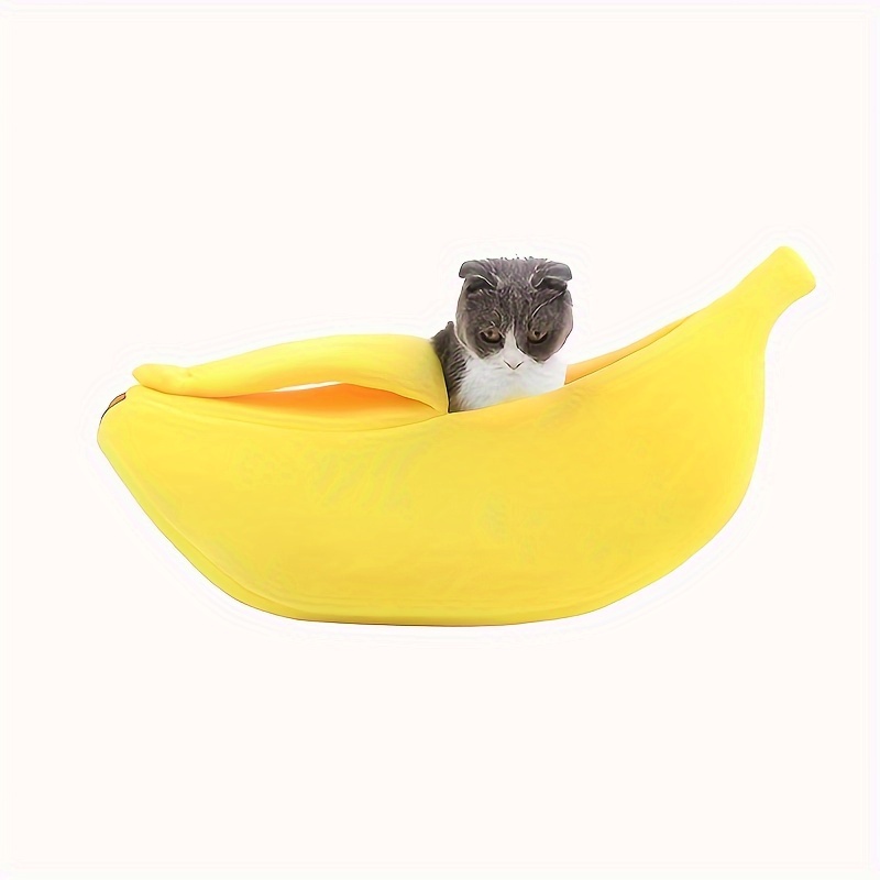 Creative Cat Nest Banana shaped Cat Bed Cat Sleeping Bag Temu South Africa