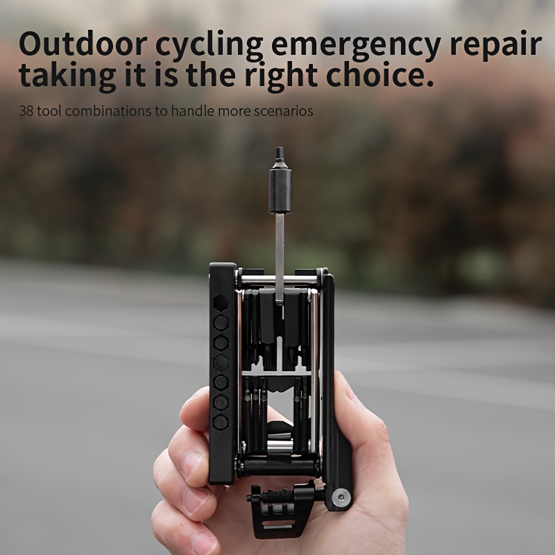 TOSUOD Bicycle Repair Tools for Mountain And Road Bikes, a 38-In-1 Multifunctional Hex Wrench Accessory