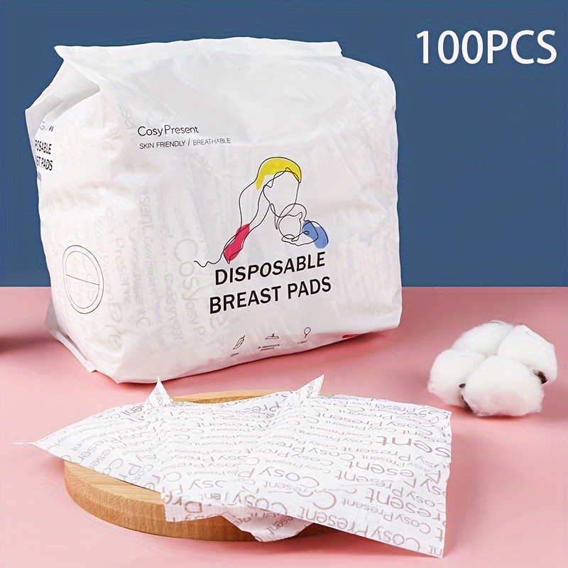 

Count Disposable Nursing Pads, Leakproof Breast Pads For Breastfeeding, Safe, Dry, Breathable, Ultra Thin & Extra Absorbent, Individually Wrapped, And Contoured For Fit And