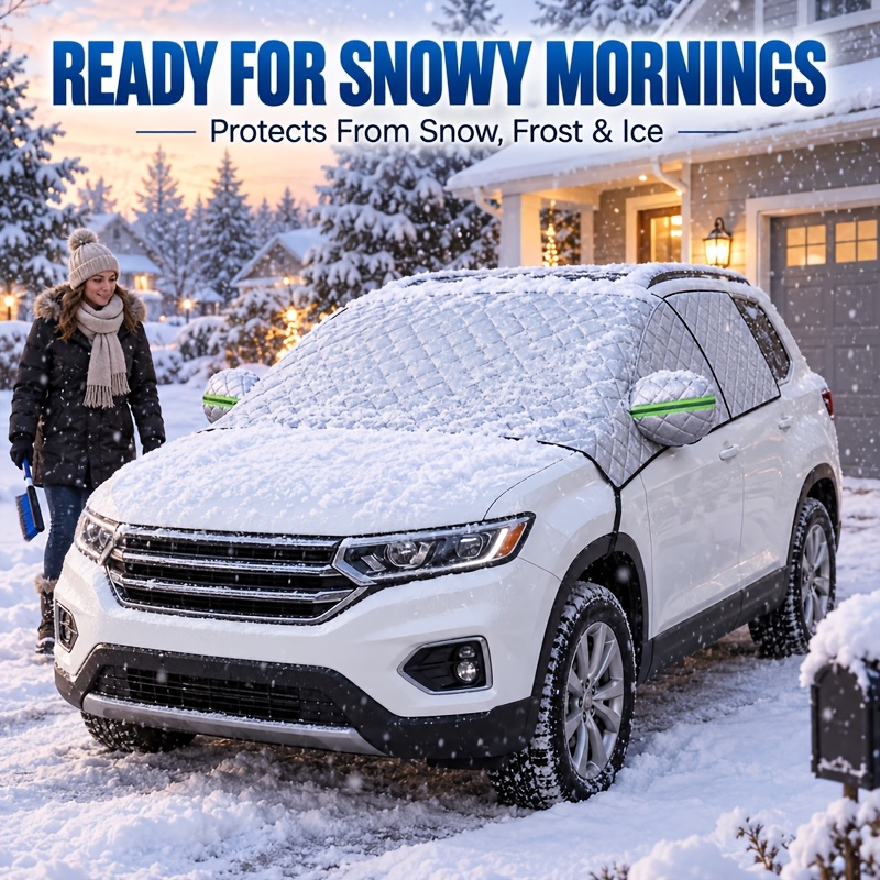 windshield snow cover sold on Temu United States