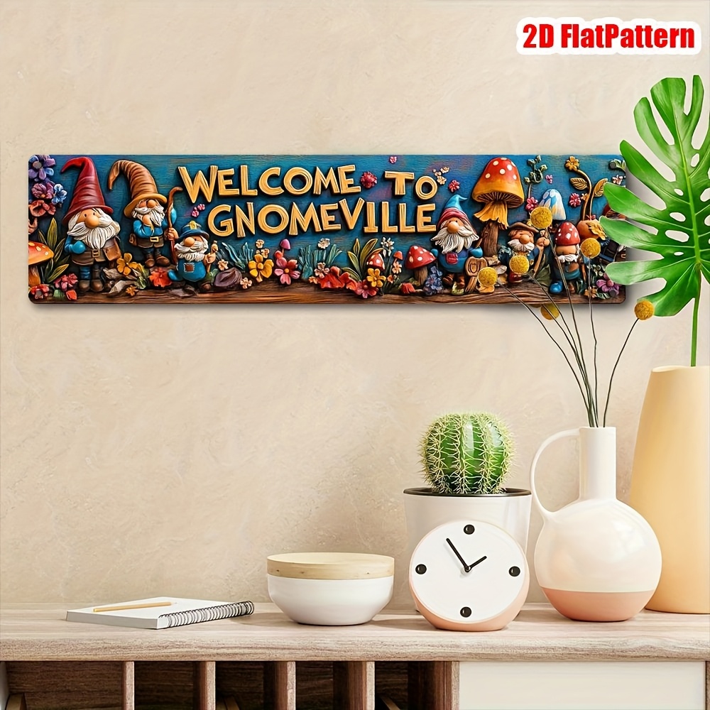 TEMU 2d Flat, 2d Flat Pattern, 1pc, Vintage Decorative Signs & Plaques, Novelty Street Sign, Home Decor, Room Decor, Wall Decor, Restaurant Decor,