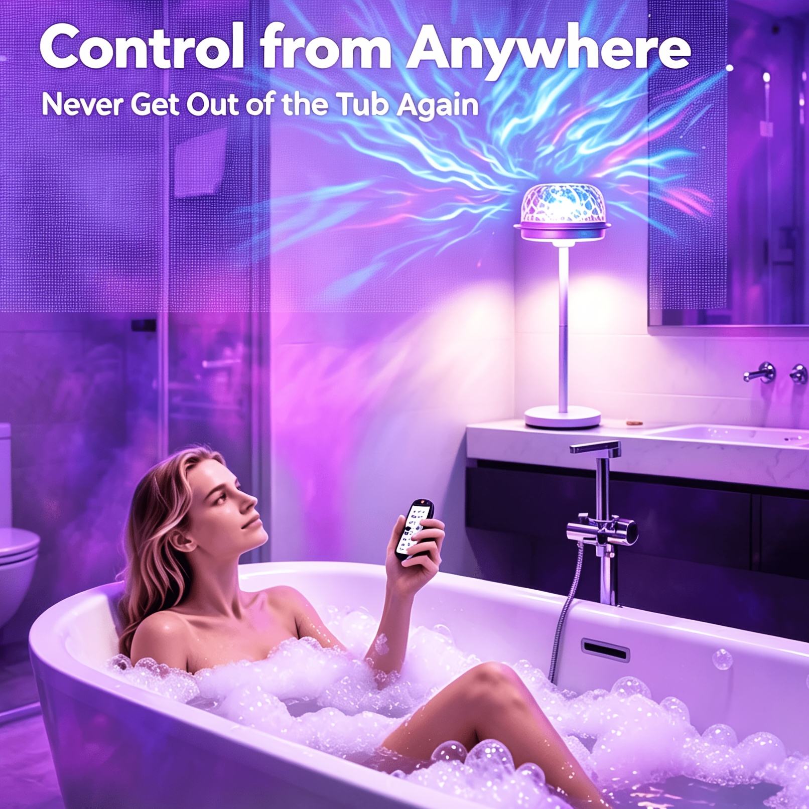 RGB Table Lamp with Touch and Remote Control
