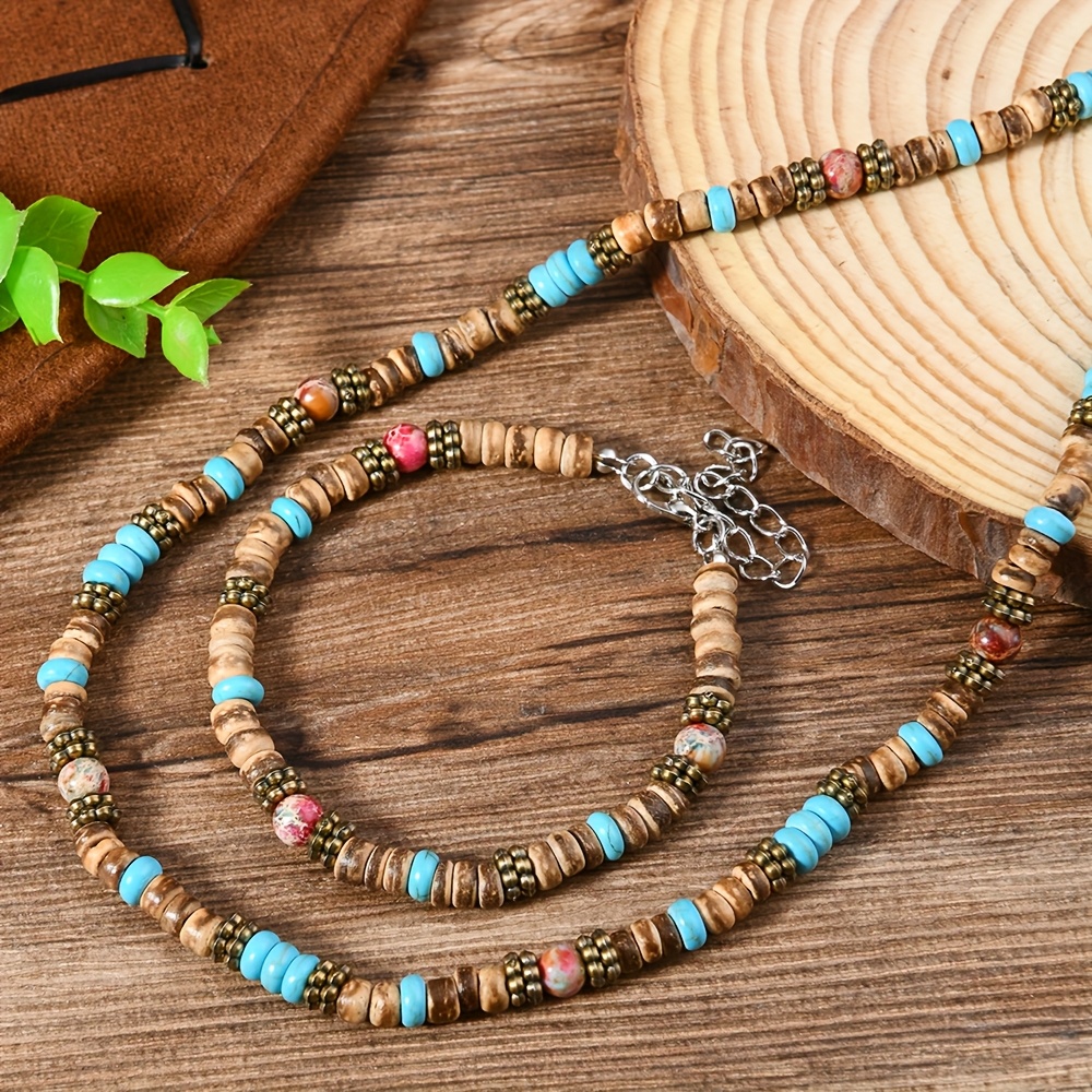 Puka Shell Necklace Choker A River Runs Thru It Pendant Handmade Necklace Surf Boho Necklace Beach Jewelry Gift Unique Jewelry For Women 16