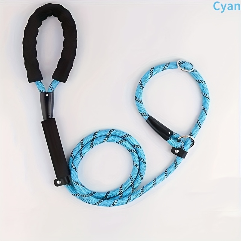 P-Rope Integrated Pet Dog Leash Collar with Adjustable Collar