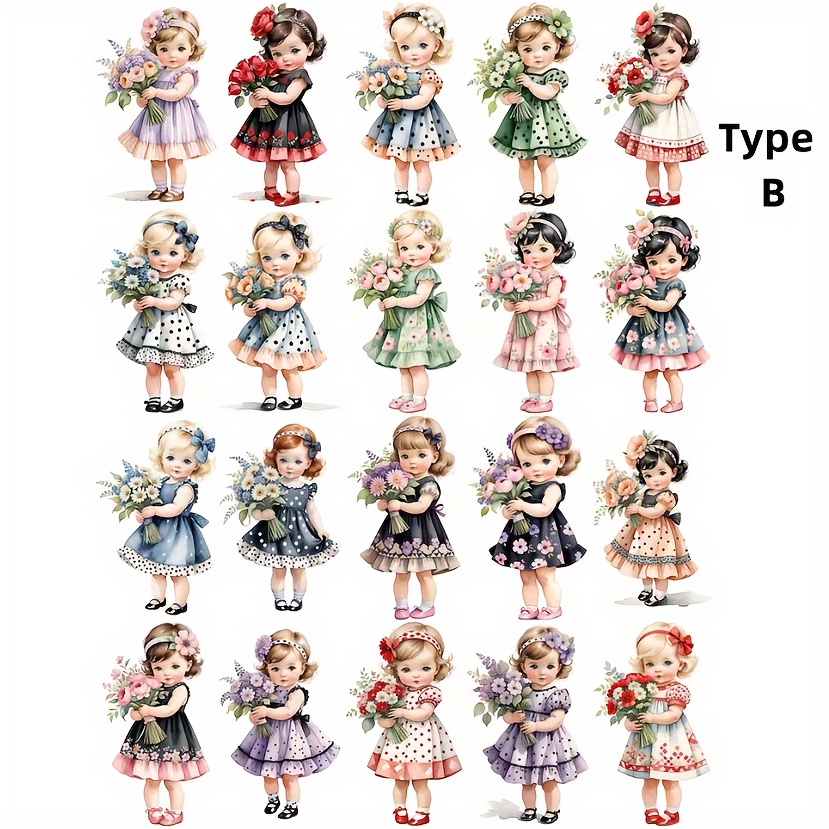 4 Types For Series Stickers Journaling Junkjournal Sticker Scrapbooking Stickers Hand Account Sticker Junk Journal Supplies Photo Album Journal Sticker Stationery Diy Craft Kit Acccessiories Supplies