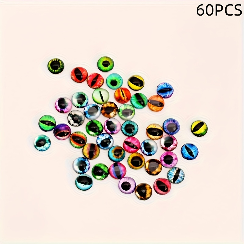 Image of 60pcs Vibrant Mixed 3d Nail Crystals - Y2k Acrylic Nail Jewelry, With Styles, For Nail Supplies And Nail Decoration Additions - Unscented