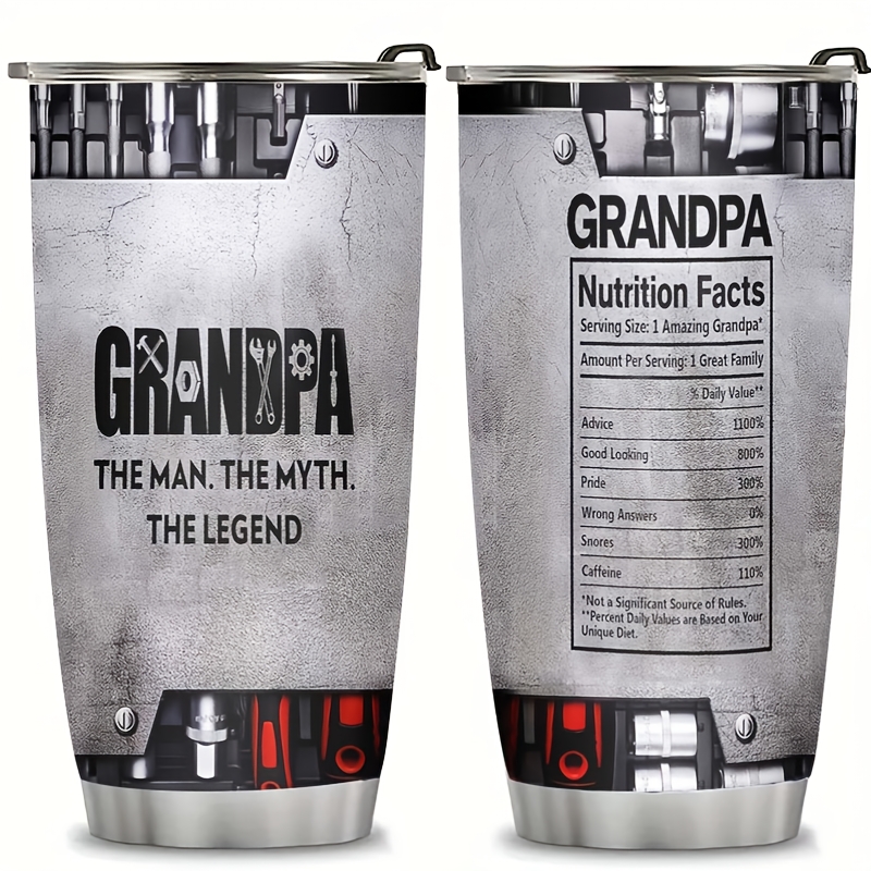 

20oz Steel , Insulated Mug, Drinkware Lid And , Humorous " " , For Grandchildren, Grandkids For