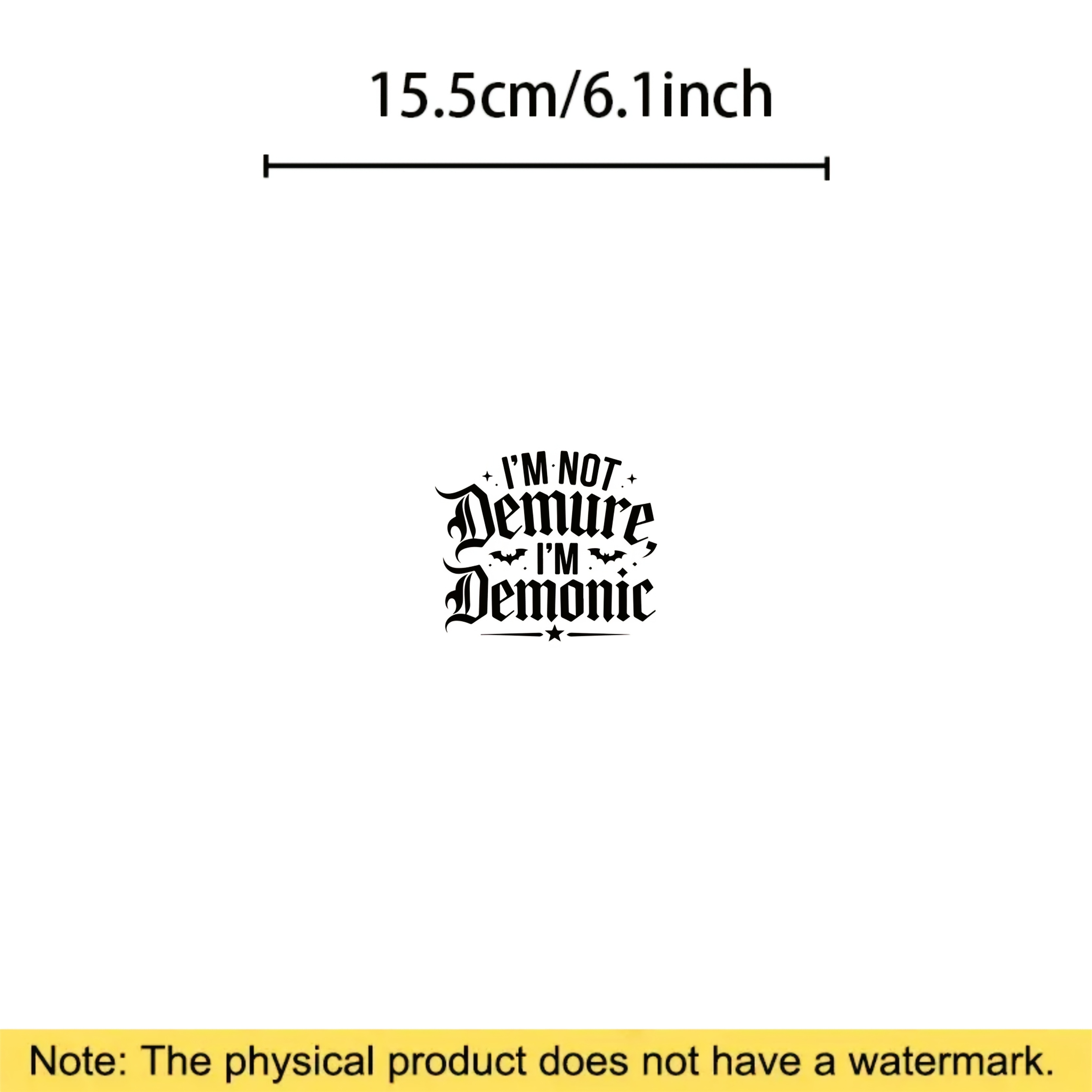 TEMU I'm Car Halloween Witchy Funny Decal Sticker