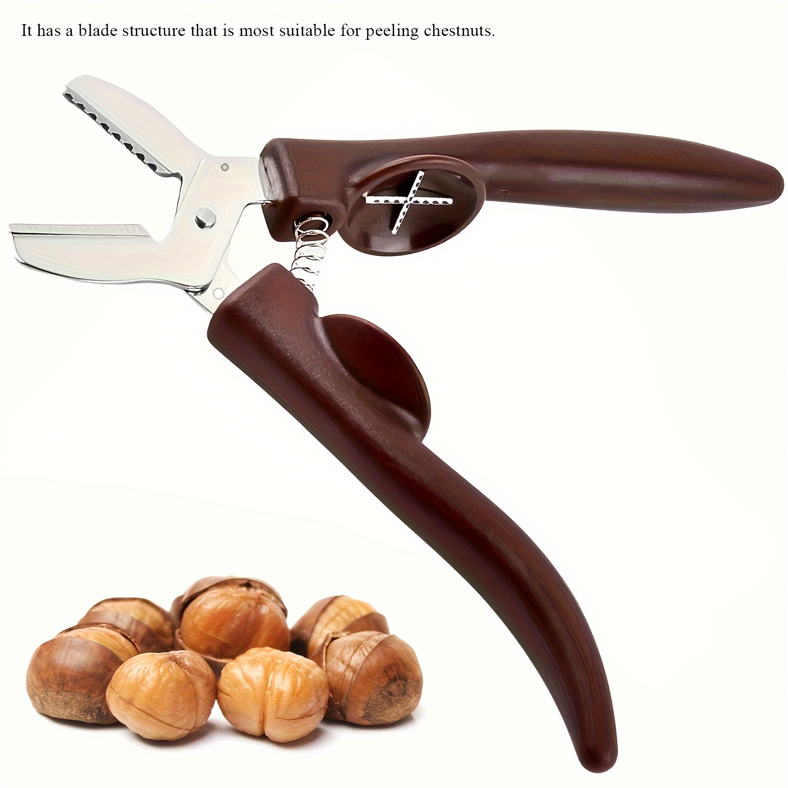 

Stainless Steel Opener - Easy- Cracker & Peeler For Kitchen, Clip Tool