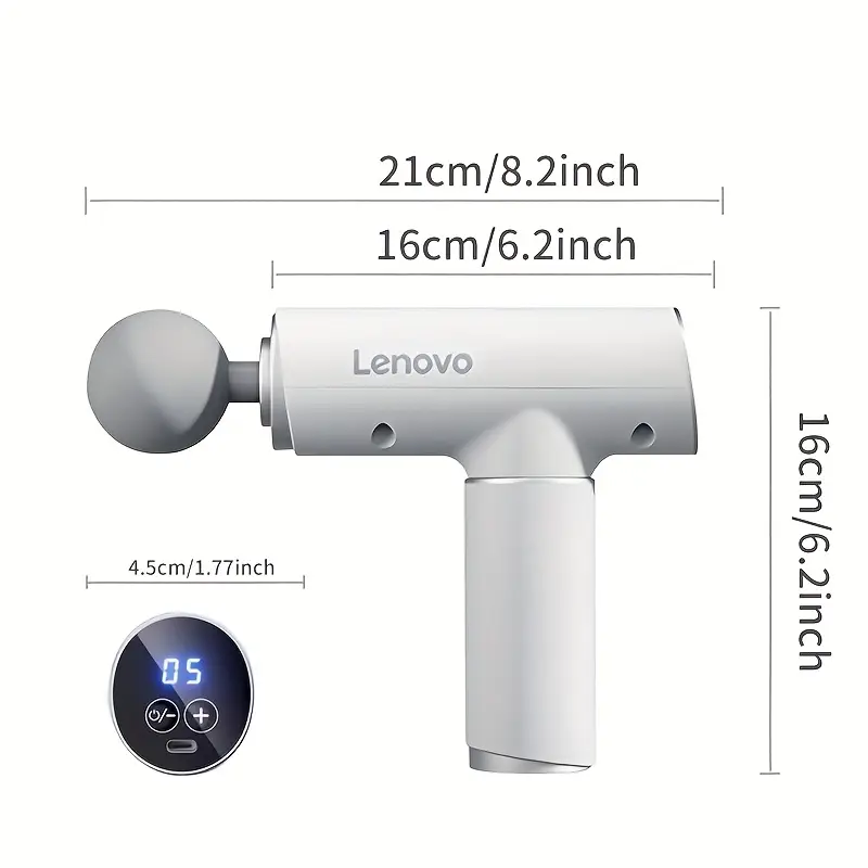 massage gun usb handheld electric massager with heads 5 speed adjustments professionalgrade fascia gun with storage bag 3