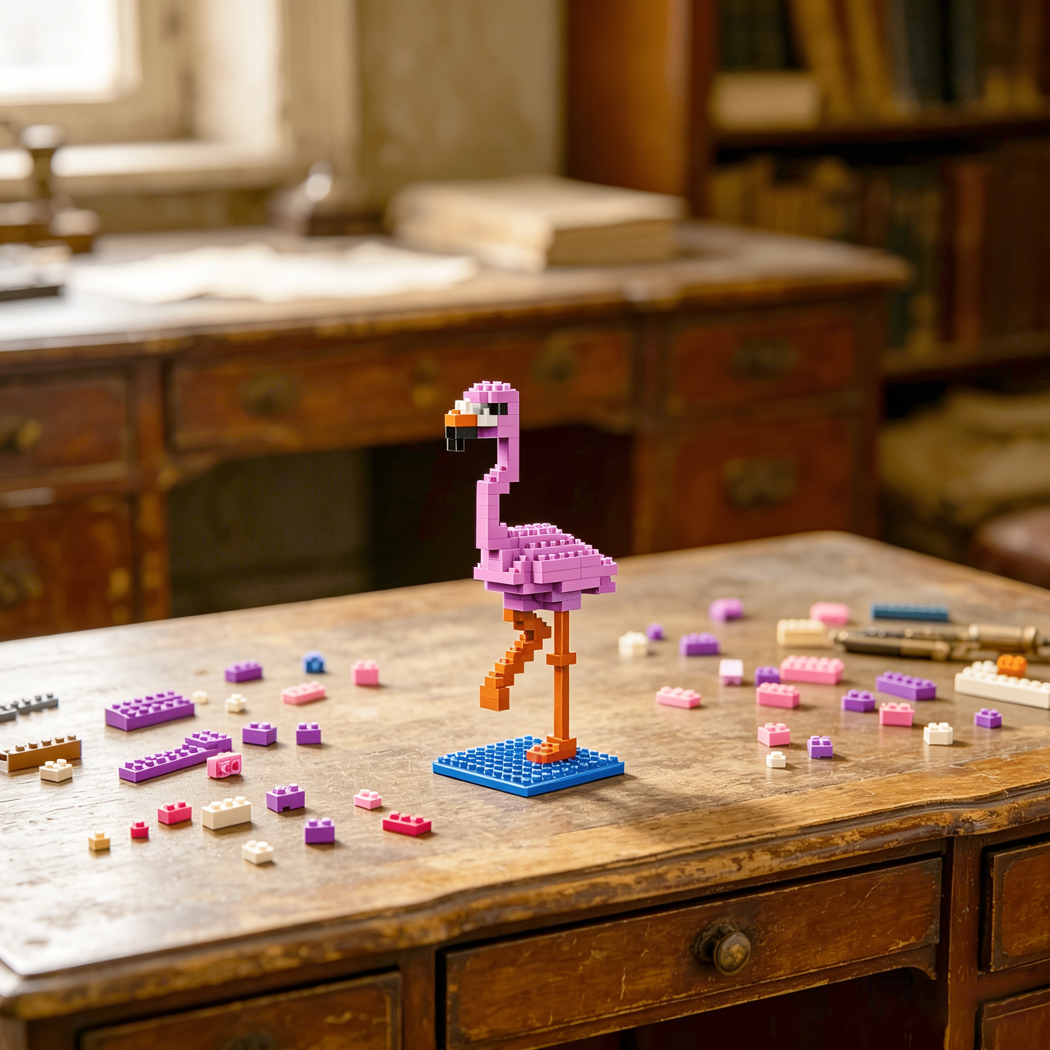 Handmade DIY Building Block Toy, Flying Bird Series