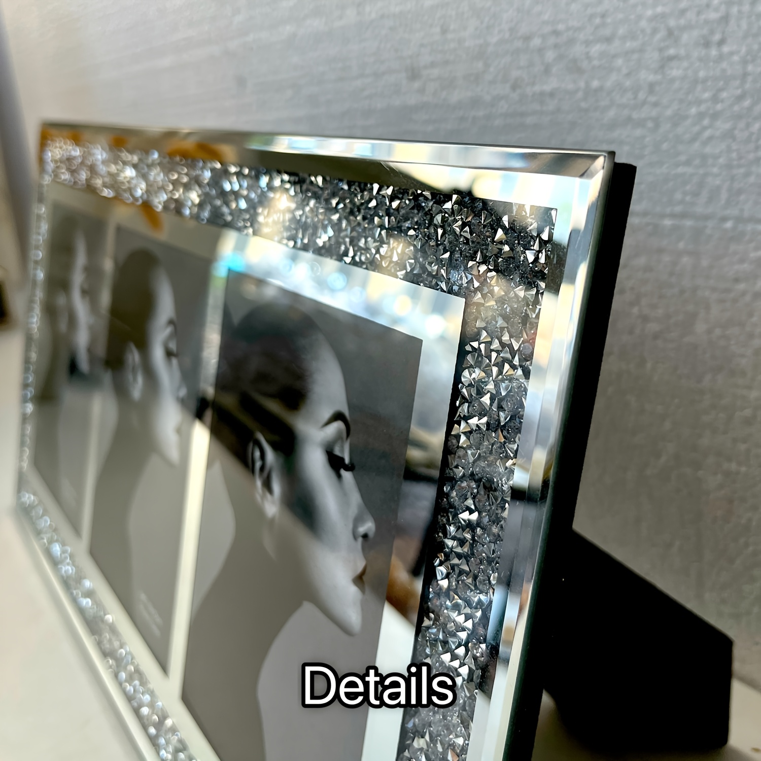 和光 フォトフレーム（隅唐草デザイン）銀製、写真立て、シルバー