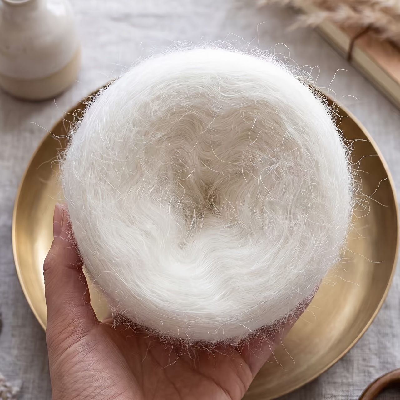 TEMU Fil de haute qualité, qualité filaire premium, et anti-boulochage, idéal pour tricoter à des pulls, cardigans, châles, écharpes, crochet et