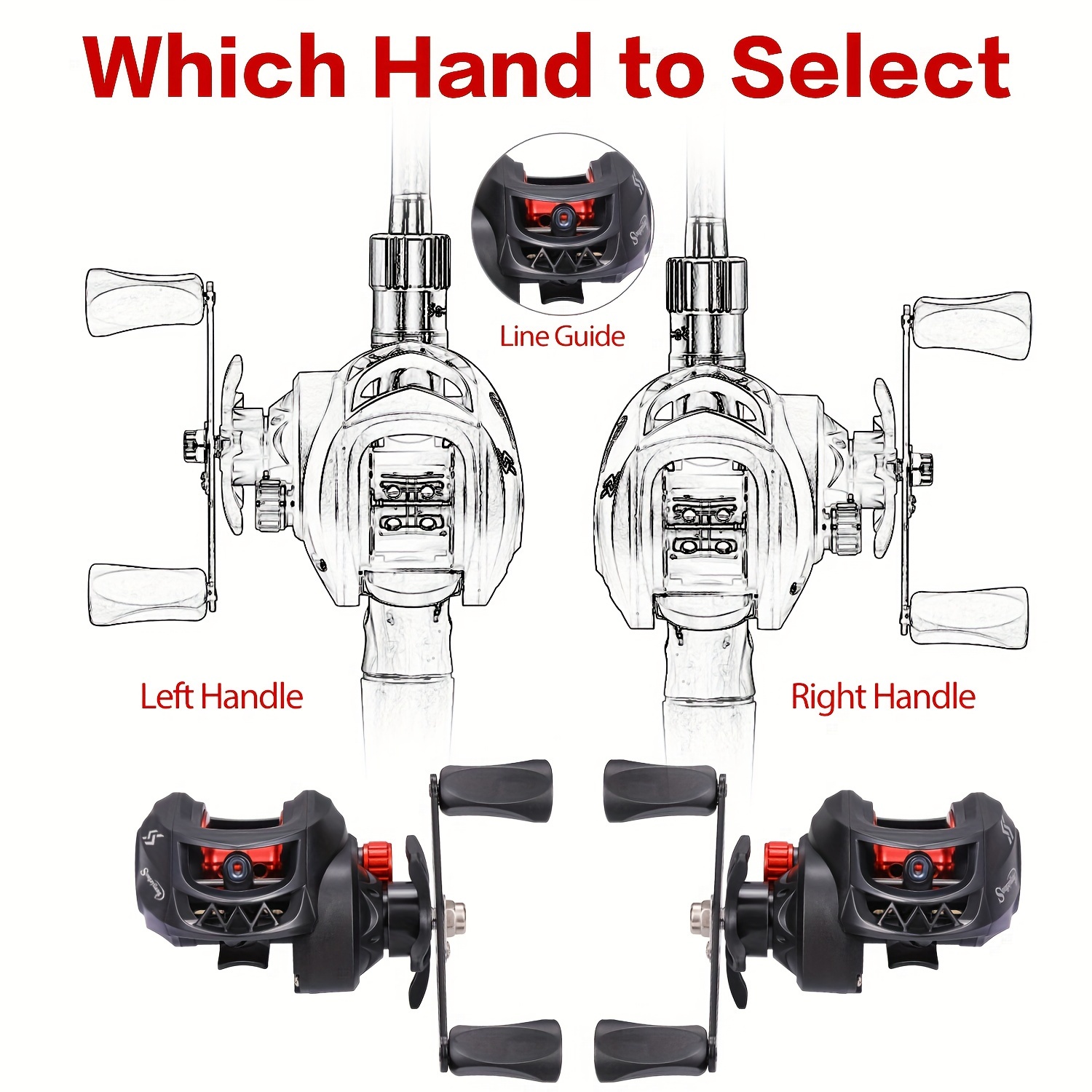 baitcaster reel seat AT Single Trigger Reel Seat