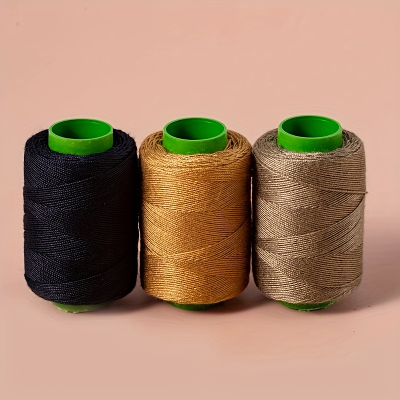 TEMU Fil à Coudre Épais pour Jean en Denim, Ligne de Réparation à 3 Adaptée pour la Reparation de Jeans, Couettes, Sacs d'École, Vêtements, etc