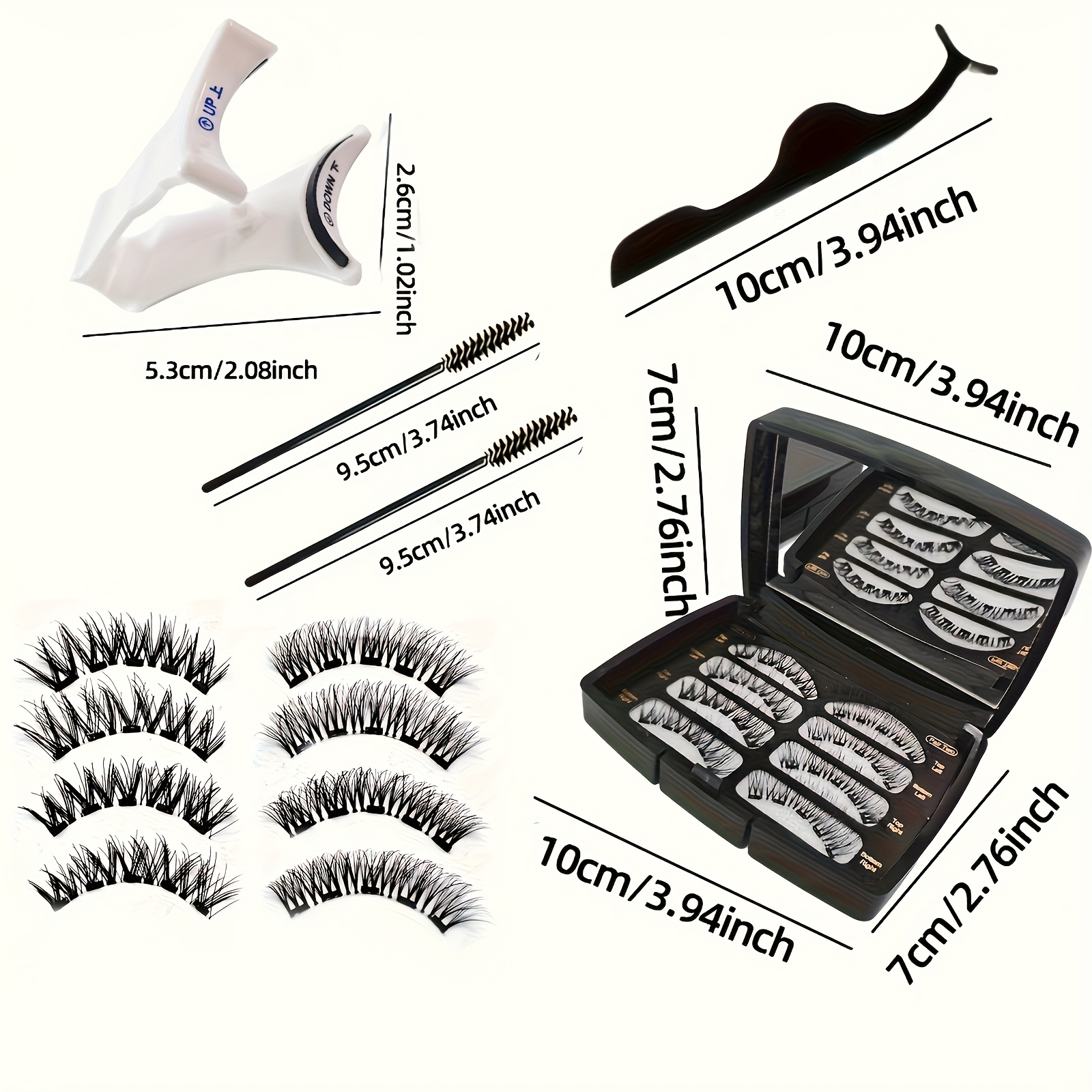 Image of ! Magnetic Lashes In 1 Click, No Skills Required, Instantly Enlarge With A Mixed Look For Stunning Makeup Looks, Full Of Style!