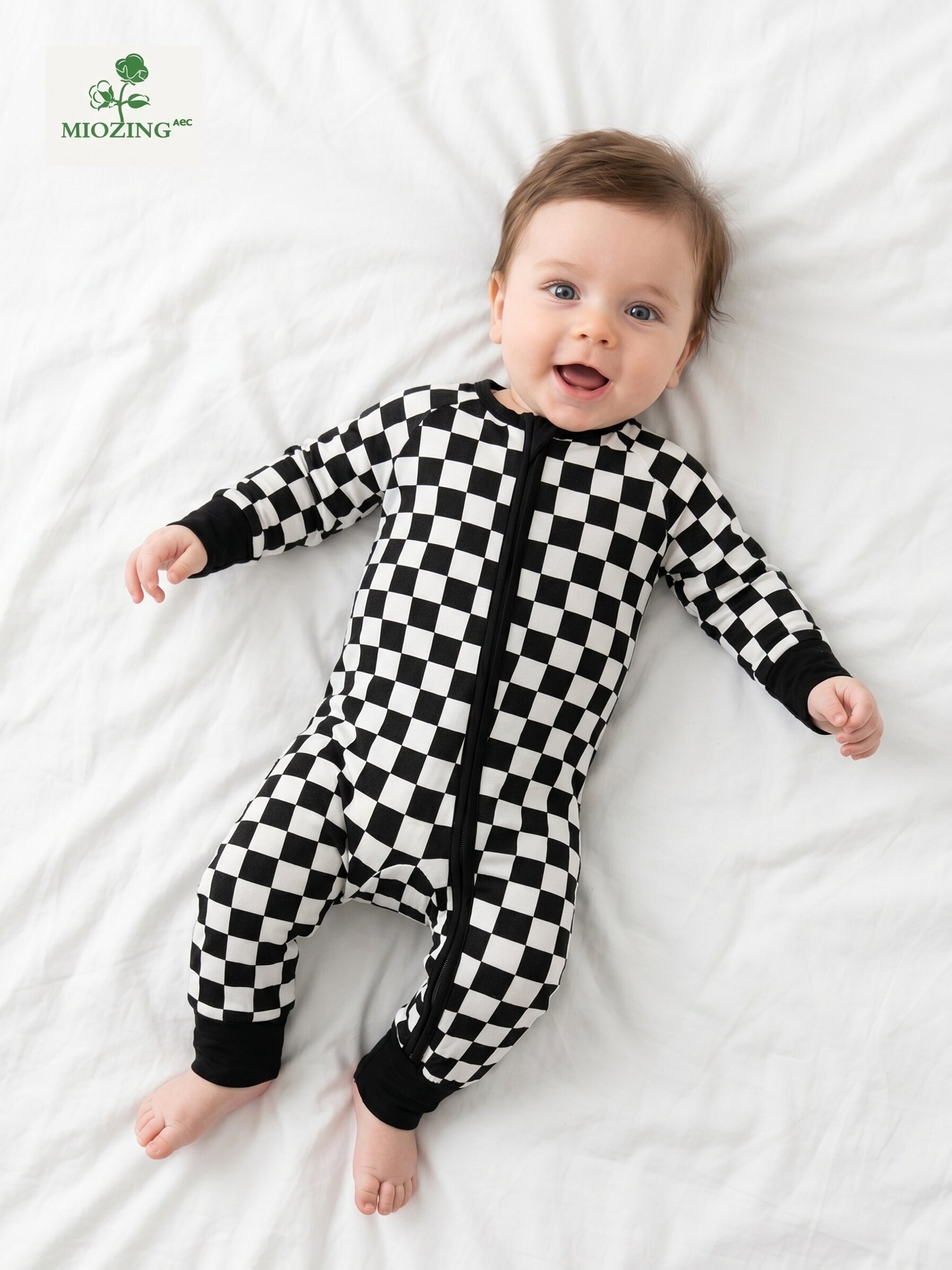 baby checkered overalls sold on Temu United States