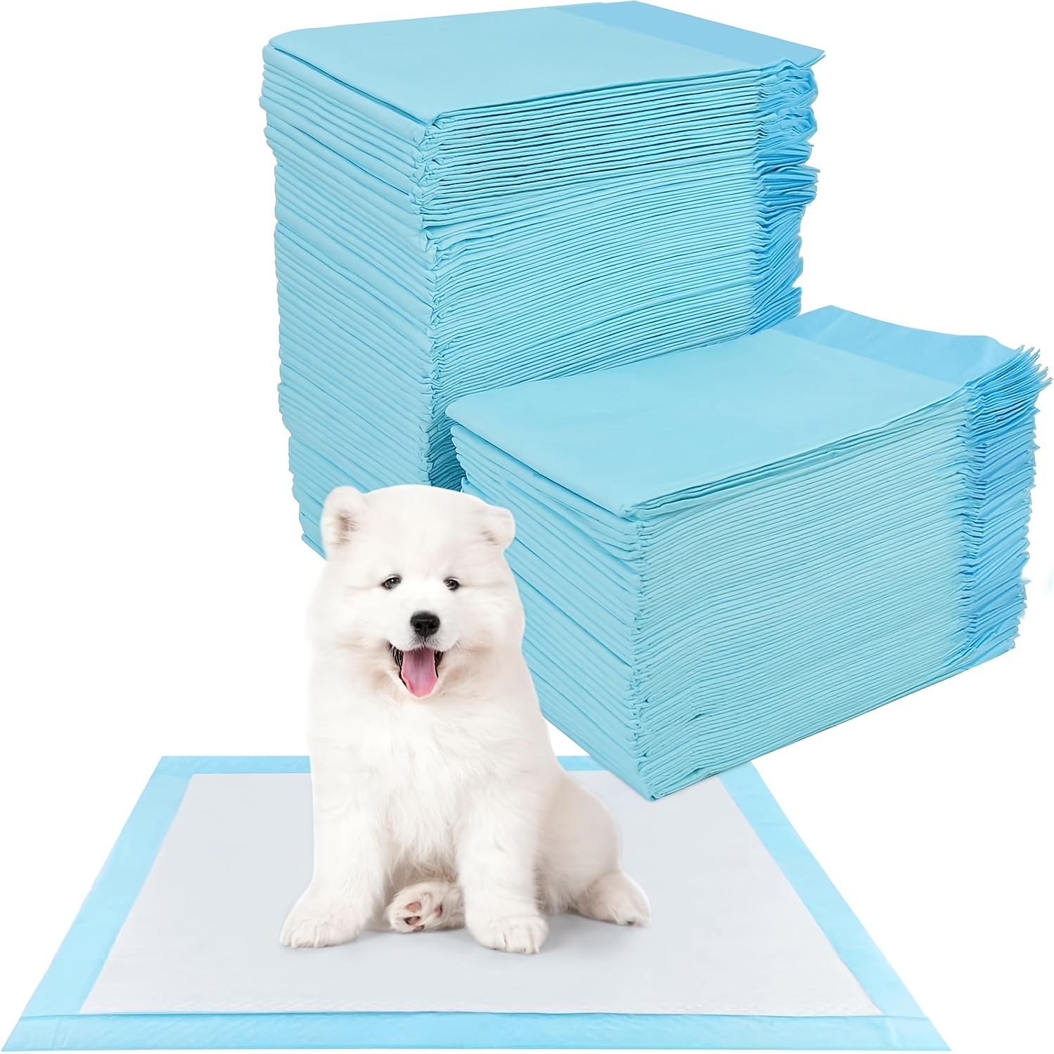 100 Dog And Puppy Training Pads, 33 X 45cm Puppy Pads, Incontinence Pads, Disposable Dog, Puppy Pads, Leak-proof 5-layer Design, Pee Pads For Dogs