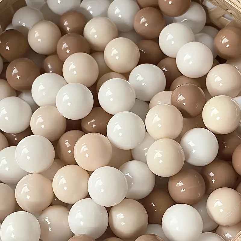 100 Soft Pit Balls, Chemical-free Crush-proof Plastic Ocean Balls, Safe For Toddler Ball Pit/ Pool/indoor Baby Playpen, Birthday Gift, Party Toy