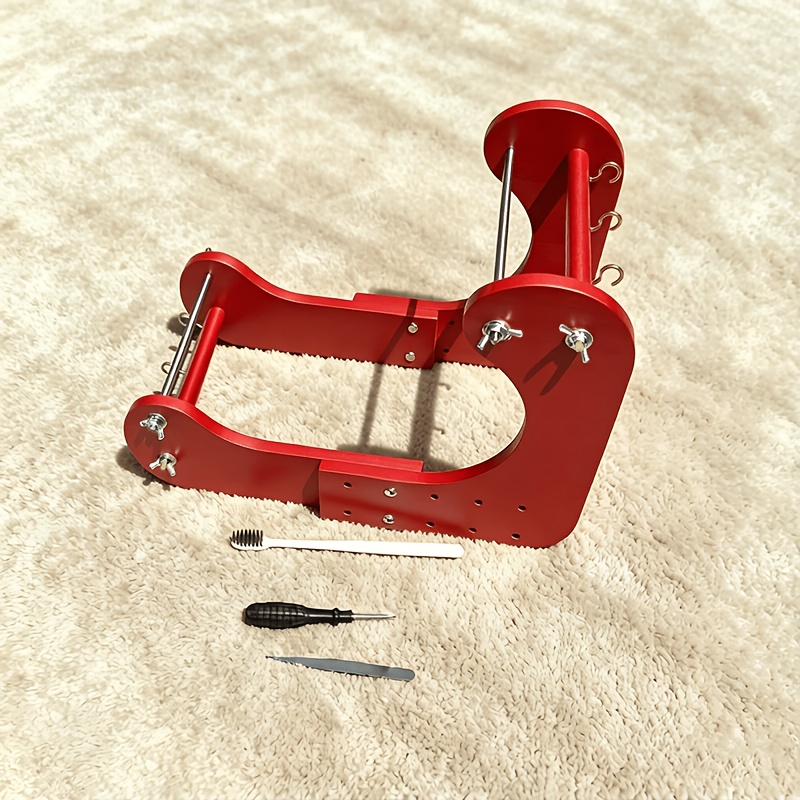 TEMU Telaio per Perline Regolabile in Legno, Kit Fai da Te per Creazione di Braccialetti e Gioielli, Strumento Portatile per Intrecciare Perline per