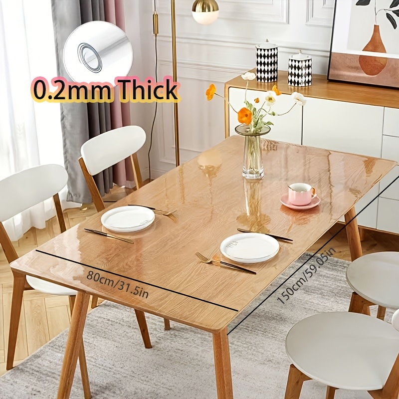 transparente pvc tischdecke durchsichtige