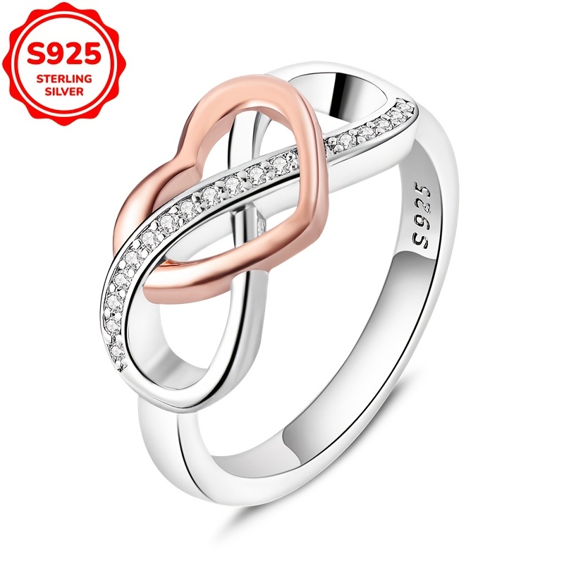 

Bague pour femme en argent pur 925 avec un poids de 4 , bague d' originale et éternelle, bijou pour fiançailles, anniversaire de mariage et couple