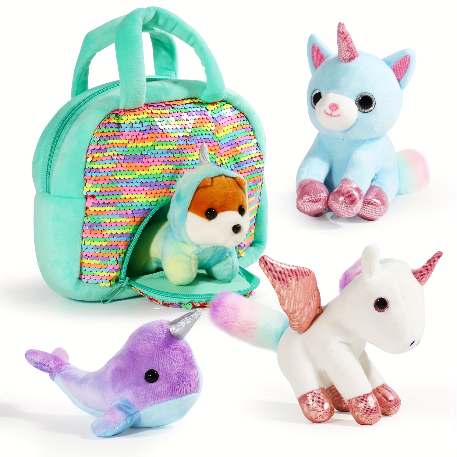 Tiblue Juguetes de unicornio para niñas de 4 a 6 años, regalos para el día  de San Valentín para niños, regalo de cumpleaños de unicornio para niñas de