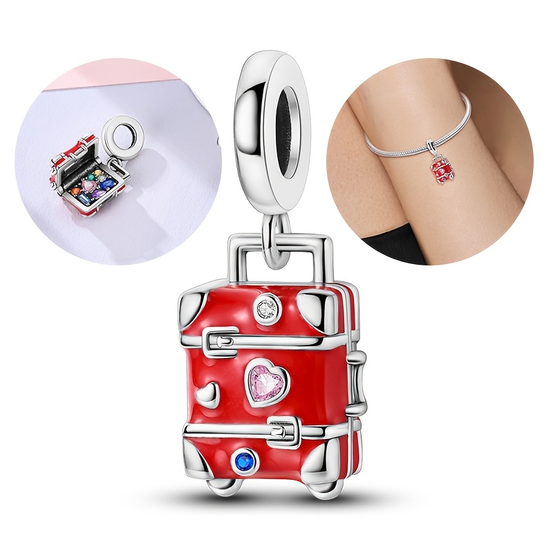 TEMU White Golden Plated Charms For Bracelets And Necklaces Cute Shoe Charms Beads Dangle Pendants Jewelry For Women Men Valentine's Day Gifts