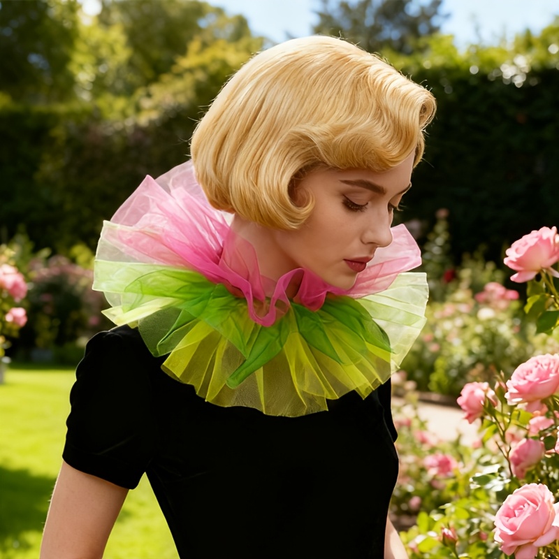 ruffle collar sold on Temu United States