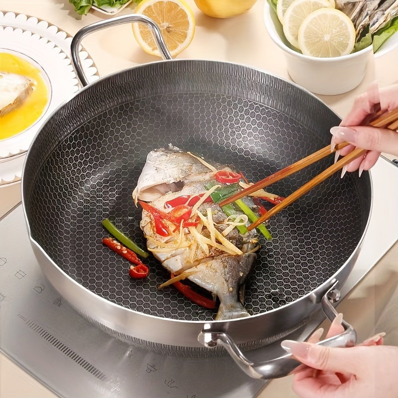 frying   pot soup pot hot pot fry pan tri ply stainless steel multi purpose pot with lid suitable for a   of stoves details 4