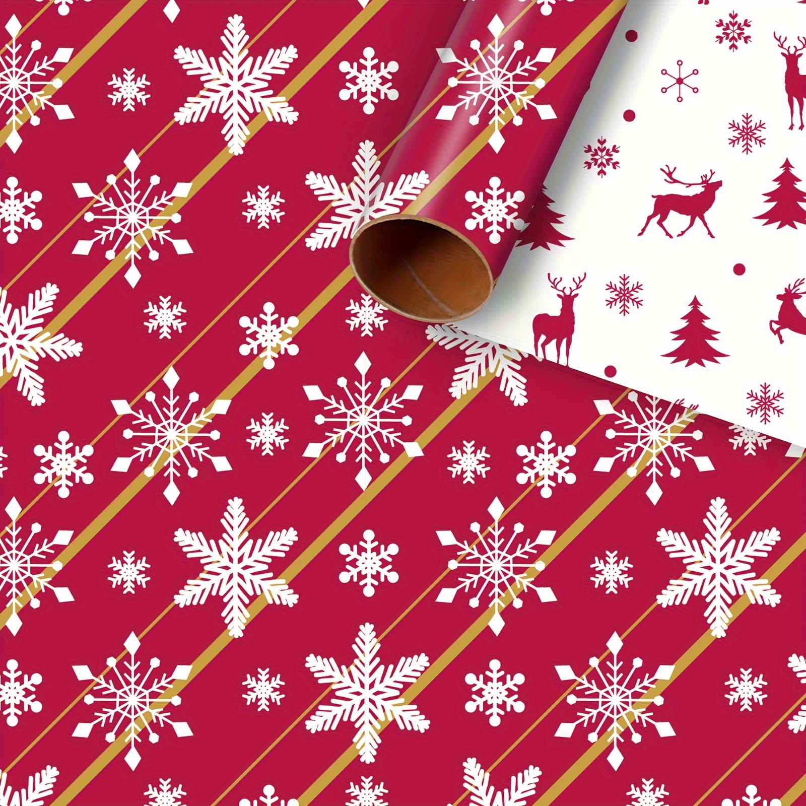 TEMU Christmas Reindeer & Dual-sided Gift Wrap - 17