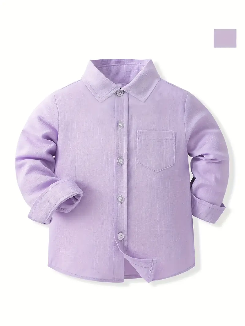 2t purple dress shirt Boys Lavender Dress Shirt Slim Fit, 10