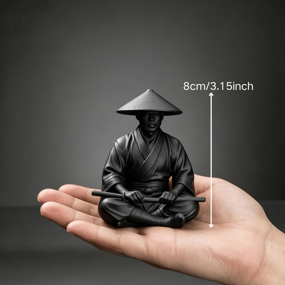 TEMU Statua di meditativo con spada, decorazione unica per la casa, accento per la casa, divertente regalo per le feste