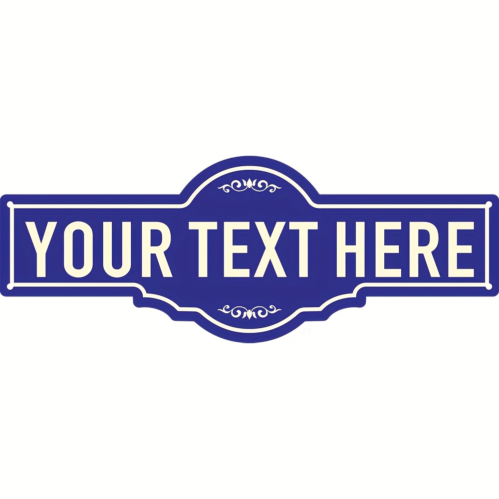 TEMU 1pc, Personalized Custom Aluminum Outdoor Sign, Street Sign, , Restaurant Sign, Yard Sign, Garage Sign, Customize Your Own Personalized Sign 10