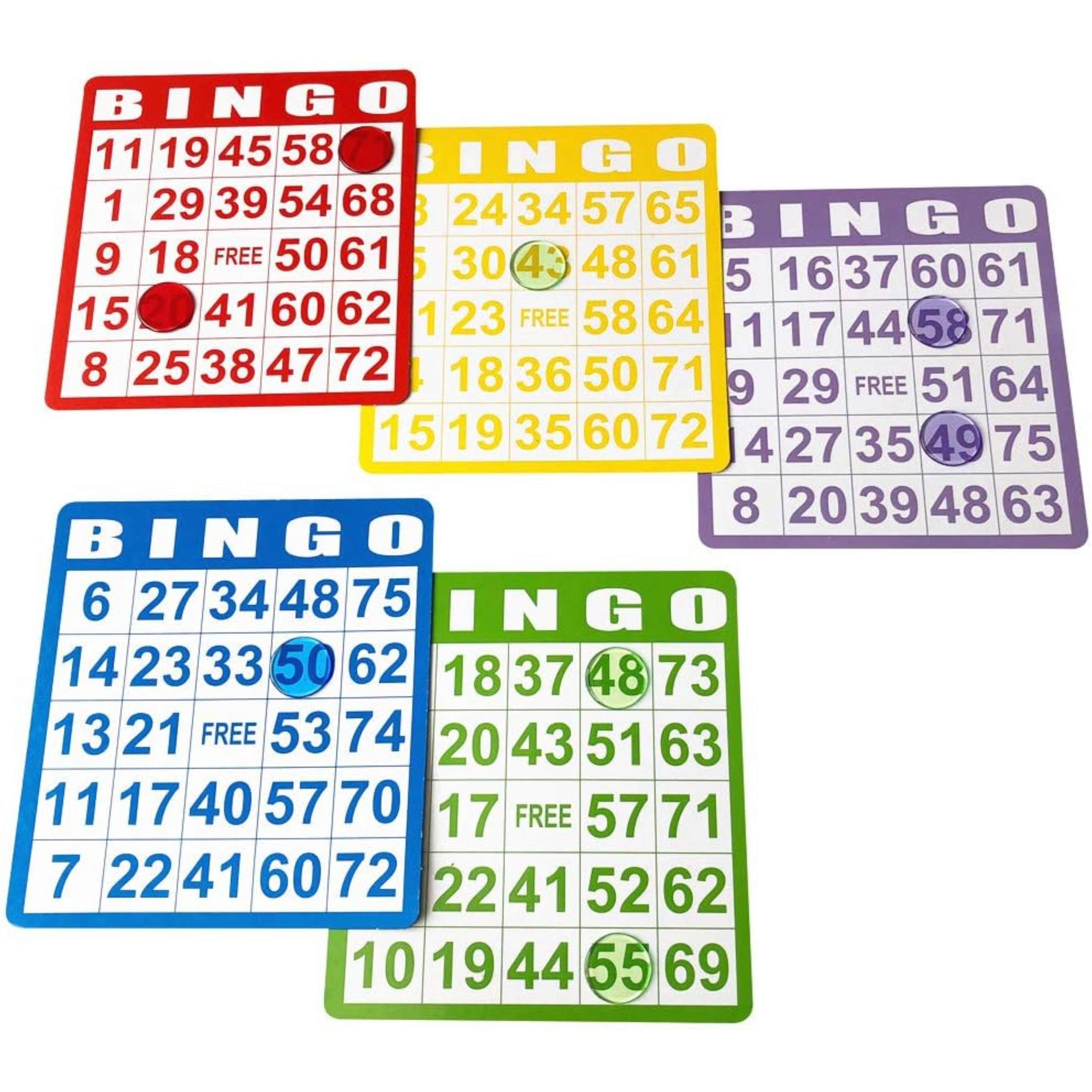 TEMU - Bingo Cards, Game Card, Paper Card Games For School Classroom, Family , Travel Activities