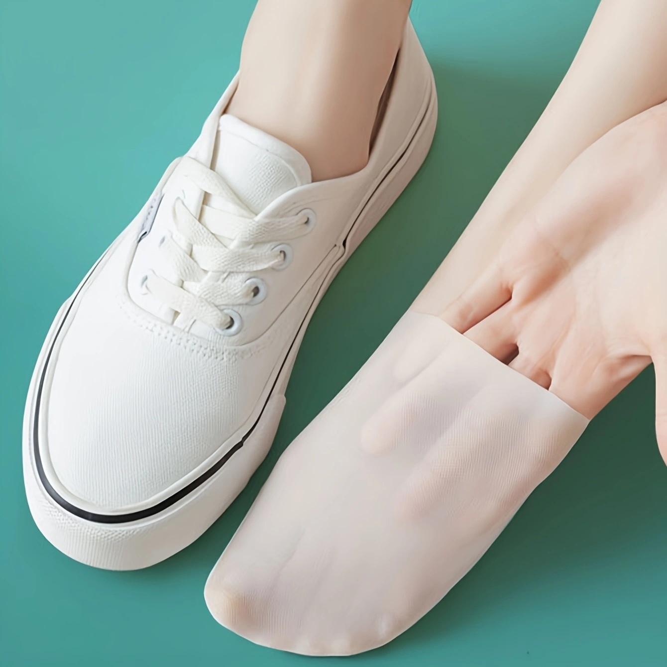 5 Pairs Women's Summer Boat Socks - Lightweight Breathable Non-Slip No-Show Ankle Socks with Reinforced Heel, Cute Solid Color for Daily Wear & Holiday Gifts, Minimalist Design, Comfortable Fit, Lifestyle