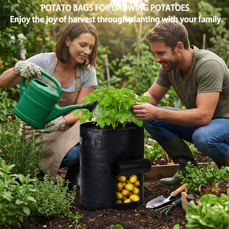 8 pack potato grow bags 1 3 5 gallons outdoor planters - Temu