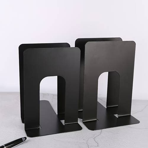 2pcs bookstand metal bookstand desk bookstop iron book clip library student office